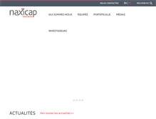 Tablet Screenshot of naxicap.fr